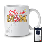Cheer Mom, Joyful Mother's Day Leopard Proud Fan Cheerleader, Matching Family Group T-Shirt