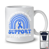 Child Abuse Prevention Awareness Support Squad, Lovely Child Abuse Prevention Blue Ribbon, Rainbow T-Shirt
