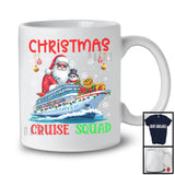 Christmas Cruise Squad; Awesome X-mas Lights Santa Snowman Cruise Ship; Vacation Trip T-Shirt
