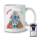 Christmas Scuba Diving Crew; Wonderful Christmas Tree Lights Scuba Diving; X-mas Group T-Shirt