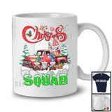 Christmas Squad; Cheerful X-mas Gnomes Gnomies With Pickup Truck; X-mas Tree Snow T-Shirt
