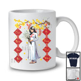 Chuc Mung Nam Moi; Lovely Vietnamese Lunar New Year Snake; Ao Dai Costume Girl Family T-Shirt