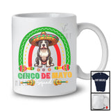 Cinco De Mayo Squad, Adorable Pit Bull Sombrero, Rainbow Matching Mexican Pride Family T-Shirt