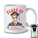 Class Of 2024, Proud Graduation Graduate Men Boy, Matching School Student Group T-Shirt