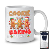Cookie Baking Team; Lovely Christmas Three Gingerbread; Baker Baking Family Group T-Shirt