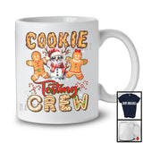 Cookie Testing Crew; Joyful Christmas Gingerbread Santa Snowman; Snowing Family Baker T-Shirt