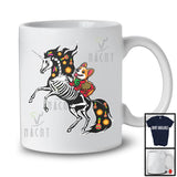 Corgi Riding Unicorn Skeleton, Joyful Cinco De Mayo Unicorn Animal, Proud Mexican T-Shirt