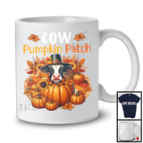 Cow Pumpkin Patch; Lovely Thanksgiving Cow In Pumpkin; Farm Animal Farmer Lover T-Shirt