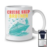 Cruise Ship Brother, Humorous Vintage Father's Day Cruise Ship Lover, Matching Brother Family T-Shirt