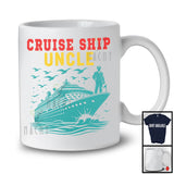 Cruise Ship Uncle, Humorous Vintage Father's Day Cruise Ship Lover, Matching Uncle Family T-Shirt