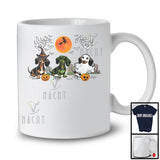 Dachshund Costume Witch Zombie Boo Pumpkin; Lovely Halloween Moon; Animal Lover T-Shirt