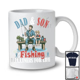 Dad And Son Fishing Partners For Life, Joyful Father's Day Family, Matching Fishing Lover T-Shirt