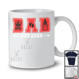 Dad Est 2025, Awesome Father's Day Pregnancy Announcement, Expecting Family Group T-Shirt