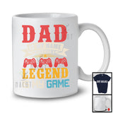 Dad Is My Name Becoming A Legend Is My Game, Joyful Father's Day Gamer, Gaming Family T-Shirt