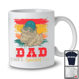 Dad Of A Spoiled Cat, Lovely Vintage Father's Day Kitten Owner Lover, Matching Family Group T-Shirt