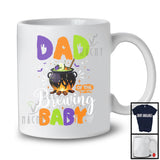 Dad Of The Brewing Baby, Humorous Pregnancy Announcement Halloween Witch, Family T-Shirt