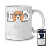 Dad, Adorable Father's Day Beagle Owner Lover Sunglasses, Daddy Family Group T-Shirt