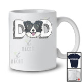 Dad, Adorable Father's Day Border Collie Owner Lover Sunglasses, Daddy Family Group T-Shirt