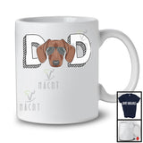 Dad, Adorable Father's Day Dachshund Owner Lover Sunglasses, Daddy Family Group T-Shirt