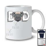 Dad, Adorable Father's Day Pug Owner Lover Sunglasses, Daddy Family Group T-Shirt