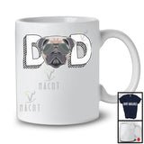 Dad, Adorable Father's Day Pug Owner Lover Sunglasses, Daddy Family Group T-Shirt