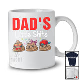 Dad's Little Sh*ts, Humorous Father's Day Poops, Son Daughter Matching Family Group T-Shirt