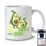 Dadacado 2024, Wonderful Father's Day Avocado Lover, Fruit Vegan Dad Family Group T-Shirt
