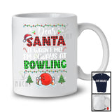 Dear Santa It Wasn't Me Always At Bowling; Fantastic Christmas Plaid; Sport Playing Player Team T-Shirt