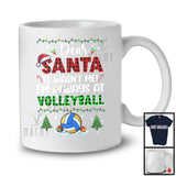 Dear Santa It Wasn't Me Always At Volleyball; Fantastic Christmas Plaid; Sport Playing Player Team T-Shirt