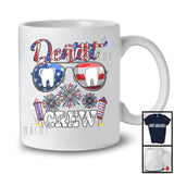 Dentist Crew, Wonderful 4th Of July American Flag Sunglasses, Patriotic Careers Proud T-Shirt