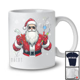 Dentist Santa, Awesome Christmas Santa Sunglasses, Snowing Matching Careers Group T-Shirt
