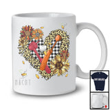 Dentist, Lovely Leopard Heart Shape Sunflowers, Matching Dentist Team Group T-Shirt