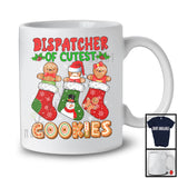 Dispatcher Of Cutest Cookies; Adorable Christmas Three Gingerbread In Socks; Baker T-Shirt