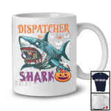 Dispatcher Shark, Scary Halloween Costume Pumpkin Zombie Shark, Proud Careers Group T-Shirt