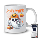 Dispatcher; Humorous Halloween Costume Ghost Boo Lover; Matching Careers Jobs Group T-Shirt