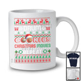 Drum Cookies Christmas Movies Repeat, Amazing X-mas Sweater Santa, Musical Instruments T-Shirt