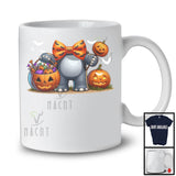 Elephant Costume Cosplay With Bow Tie, Lovely Halloween Wild Animal Lover, Matching Group T-Shirt