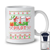 Elf Security Squad; Awesome Christmas Sweater Moon Elf Lover; Pajama Jobs Family Group T-Shirt