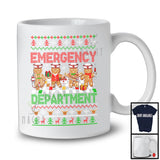 Emergency Department; Wonderful Christmas Sweater Four Gingerbreads; Emergency Room Nurse T-Shirt