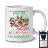 Everyone Loves A Ginger; Lovely Christmas Three Gingerbreads Cookies; Sweater Baking Baker T-Shirt