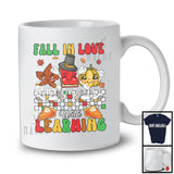 Fall In Love With Learning; Wonderful Thanksgiving Pumpkin Study Students Driver; Family Group T-Shirt