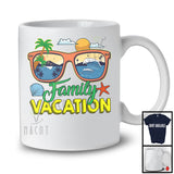 Family Vacation, Colorful Summer Vacation Beach Sunglasses Lover, Matching Family Group T-Shirt
