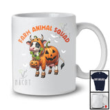 Farm Animal Squad; Lovely Halloween Cow Pumpkin Cosplay; Cow Farm Animal Farmer T-Shirt