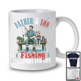Father And Son Fishing Partners For Life, Joyful Father's Day Family, Matching Fishing Lover T-Shirt