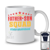 Father Son Squad, Awesome Father's Day Vintage Lover, Matching Dad Family Group T-Shirt