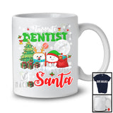 Favorite Of Santa Dentist, Joyful Christmas Lights Tree Santa, X-mas Proud Careers Group T-Shirt