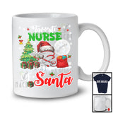 Favorite Of Santa Nurse, Joyful Christmas Lights Tree Santa, X-mas Proud Careers Group T-Shirt