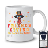 Friendsgiving The One With Your Besties; Amazing Thanksgiving Turkey Face; Boy Men Friend T-Shirt