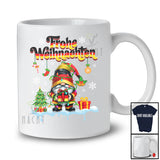 Frohe Weihnachten; Merry Christmas Gnome German Flag; X-mas Germany Family Group T-Shirt