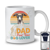 Full Time Dad Part Time Dog Lover, Awesome Father's Day Whippet Sunglasses, Vintage Retro T-Shirt